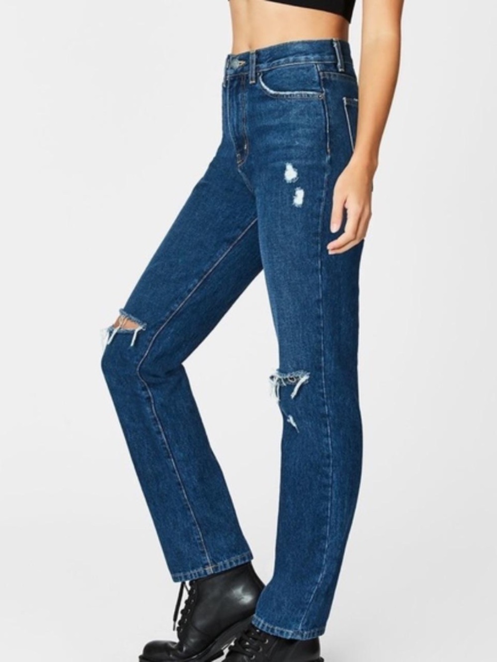Carmar Ripped Bootcut Jeans